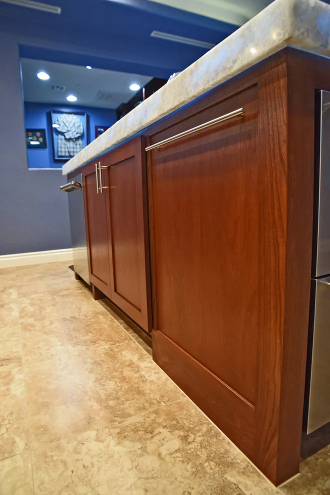 Contemporary Kitchen with Illuminated Granite Counters by AFR Construction - Photo 12
