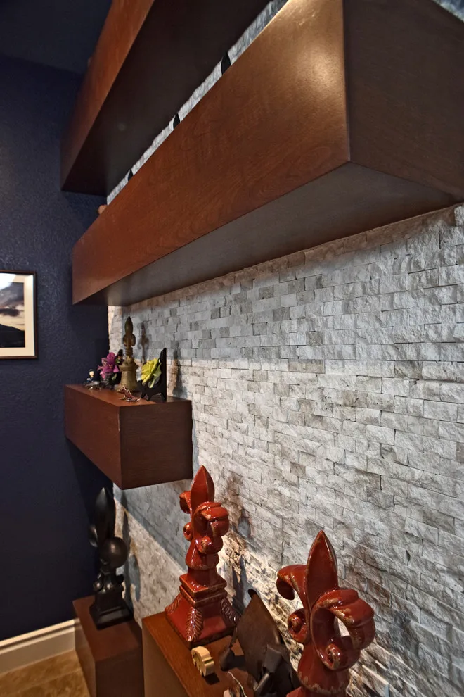 Contemporary Kitchen with Illuminated Granite Counters by AFR Construction - Photo 6