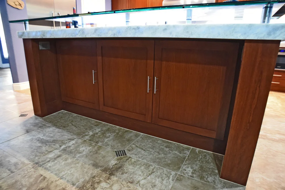 Contemporary Kitchen with Illuminated Granite Counters by AFR Construction - Photo 16