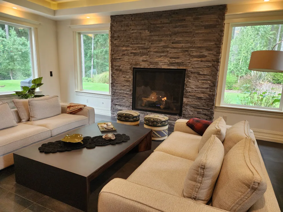 Contemporary Living Room Makeover by Gesang Remodeling - Photo 2