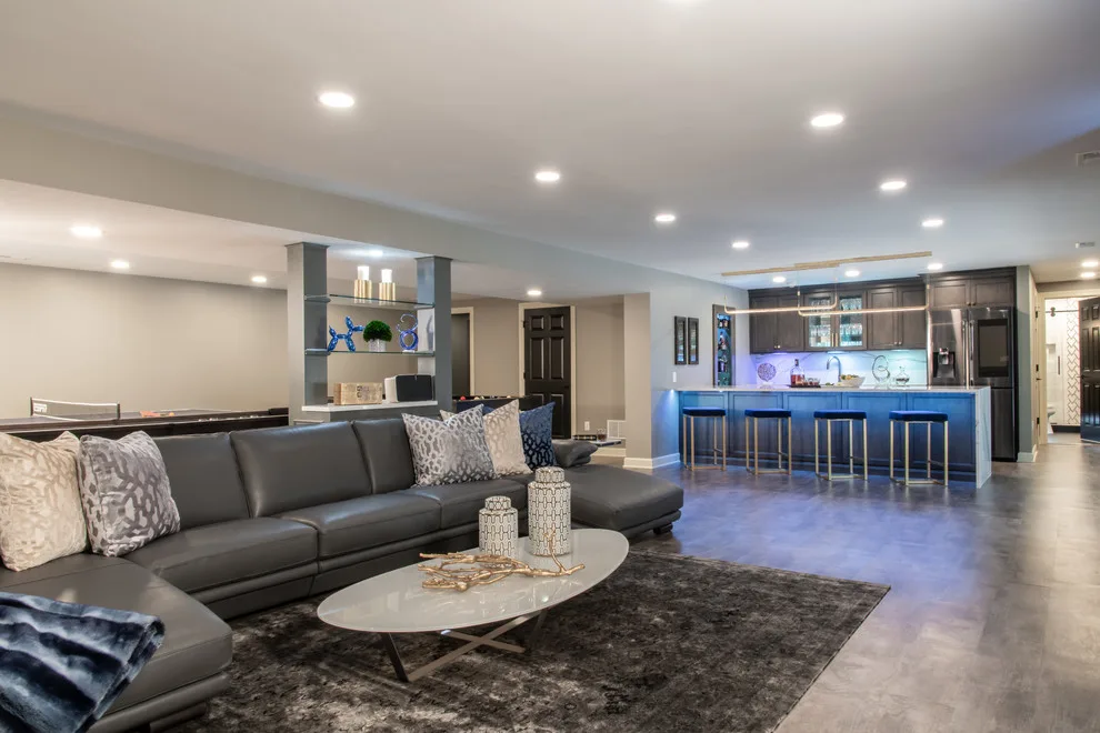 Contemporary Basement in Creve Coeur by Liston Design Build - Photo 16