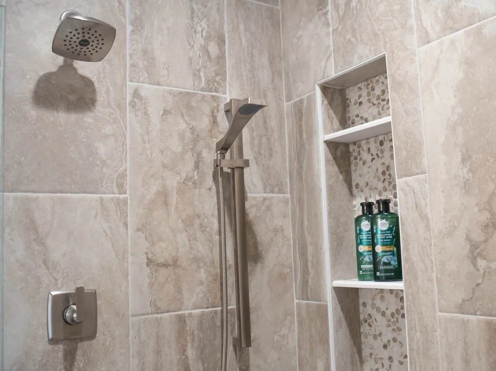Contemporary Spa-like Bathroom Oasis by Bryan Casey Construction LLC - Photo 11