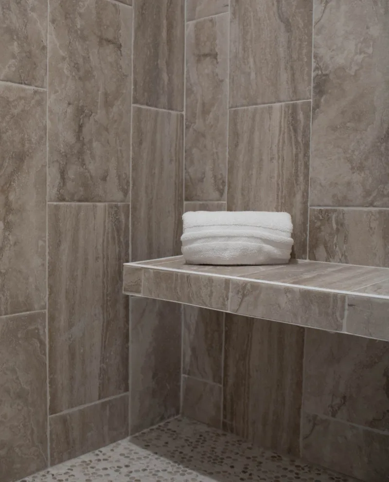 Contemporary Spa-like Bathroom Oasis by Bryan Casey Construction LLC - Photo 19