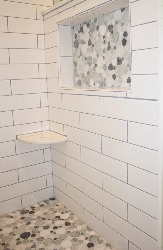 Navy Wall in the Master Bathroom by Bryan Casey Construction LLC - Photo 12