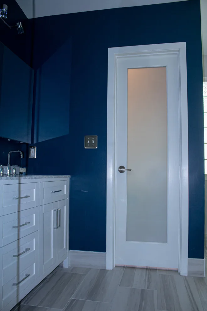 Navy Wall in the Master Bathroom by Bryan Casey Construction LLC - Photo 3