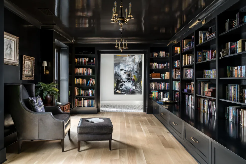 Contemporary Atmospheric Library by Innovative Design Build - Photo 3