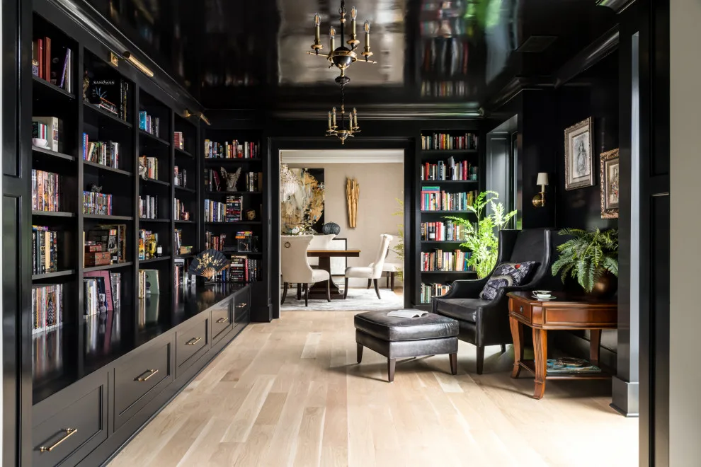 Contemporary Atmospheric Library by Innovative Design Build - Photo 4