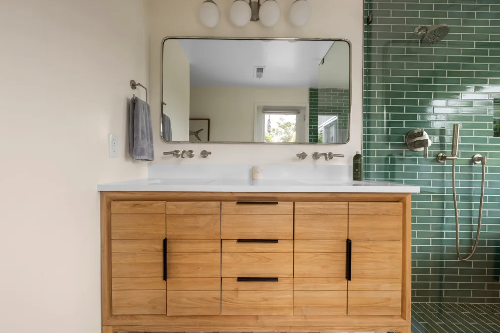 Contemporary Organic Kitchen and Bathroom Expansion by Vision Home Remodeling, Inc. - Photo 13