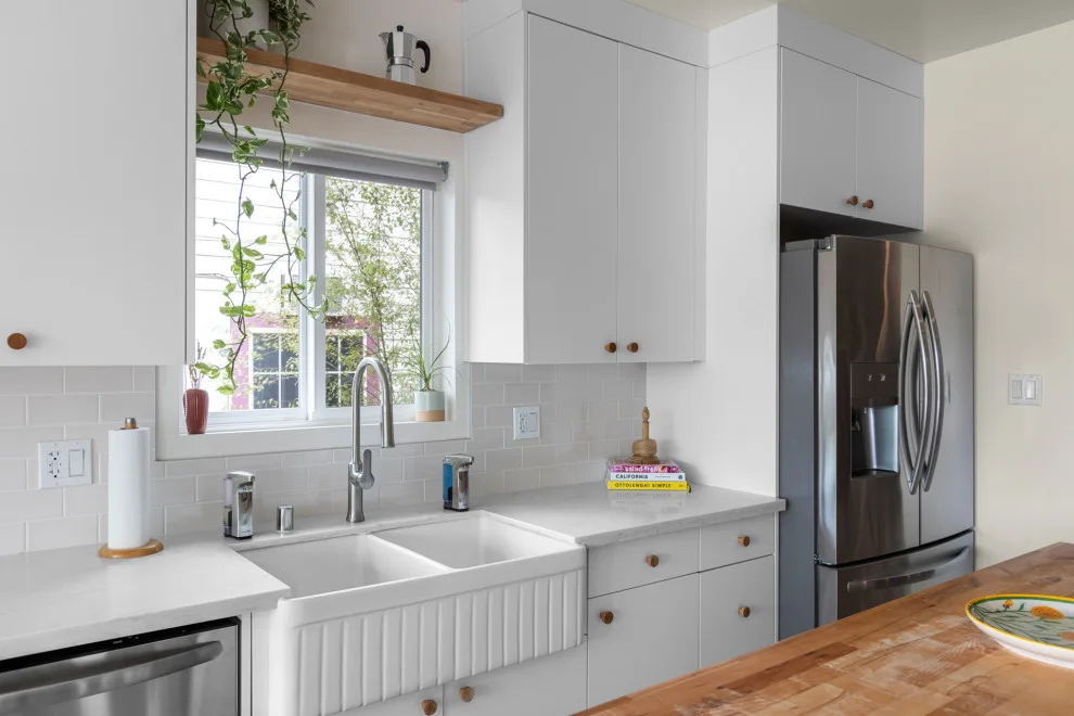 Contemporary Organic Kitchen and Bathroom Expansion by Vision Home Remodeling, Inc. - Photo 3