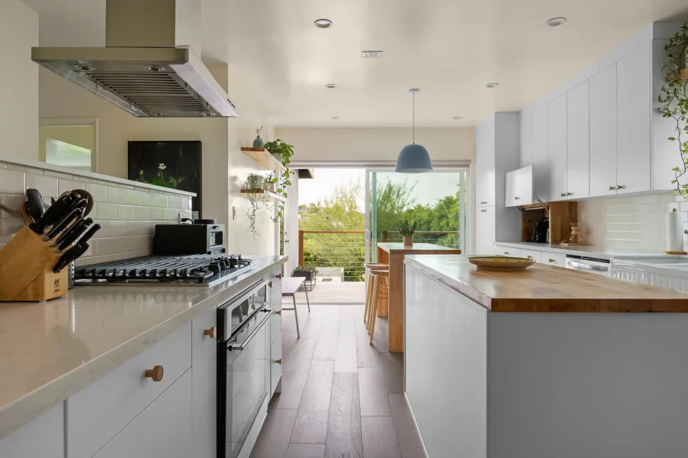 Contemporary Organic Kitchen and Bathroom Expansion by Vision Home Remodeling, Inc. - Photo 5