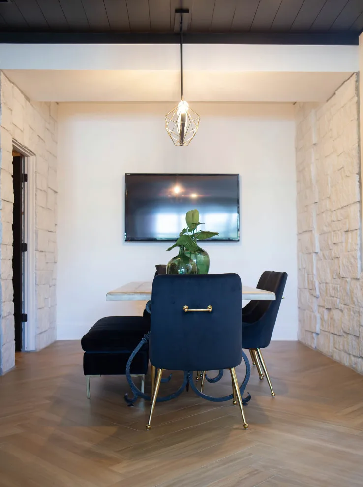 Contemporary Rustic Country Club Lower Level by Bryan Casey Construction LLC - Photo 39