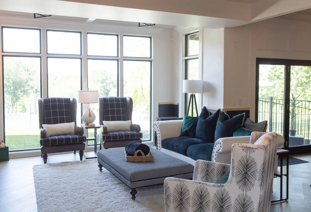 Contemporary Rustic Country Club Lower Level by Bryan Casey Construction LLC - Photo 24