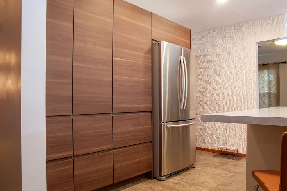 Contemporary Waterfall Kitchen by Miracle Contracting Inc. - Photo 7