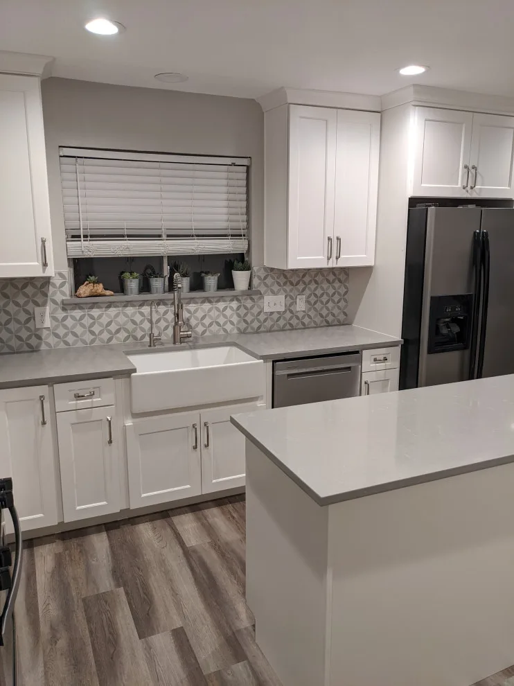 Contemporary gray and white kitchen by Prime & Precision - Photo 15