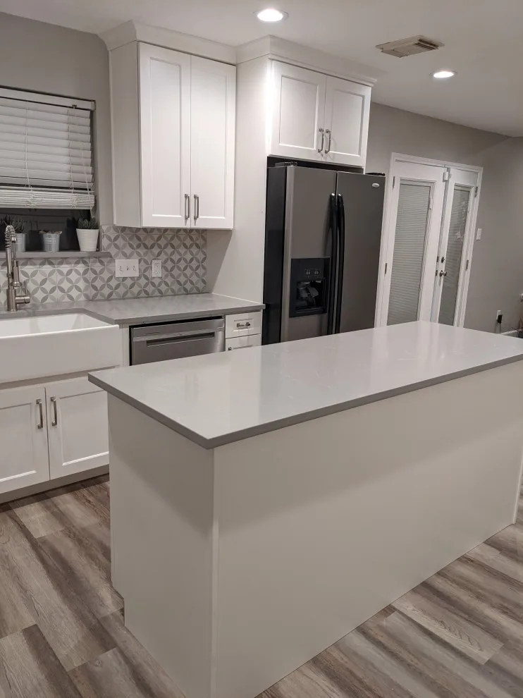 Contemporary gray and white kitchen by Prime & Precision - Photo 19