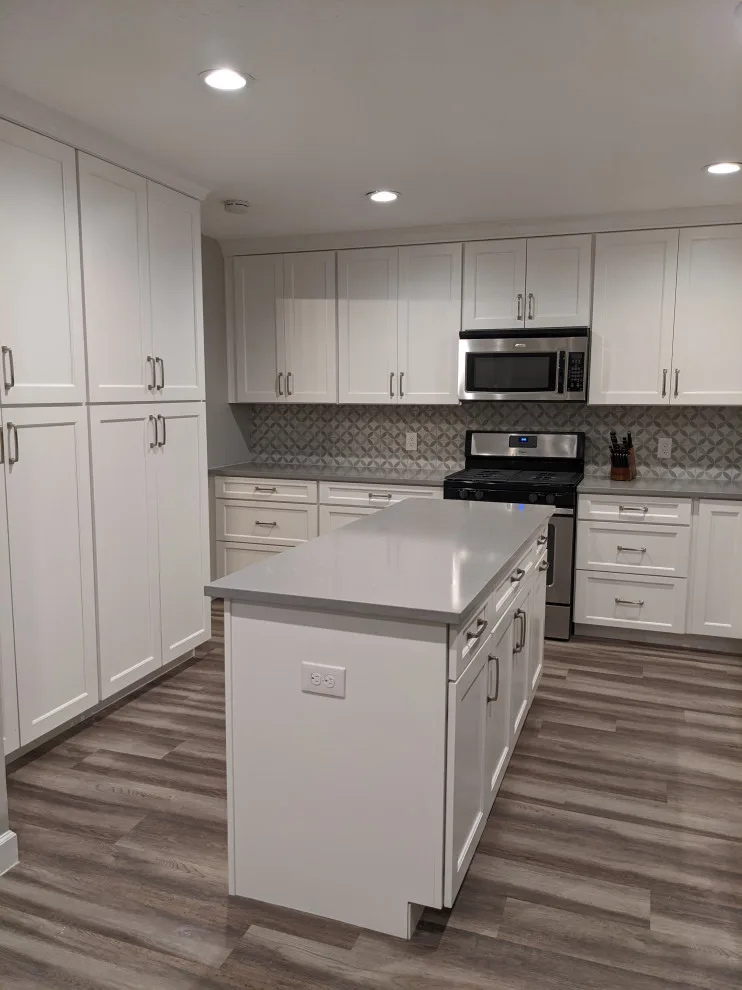 Contemporary gray and white kitchen by Prime & Precision - Photo 7