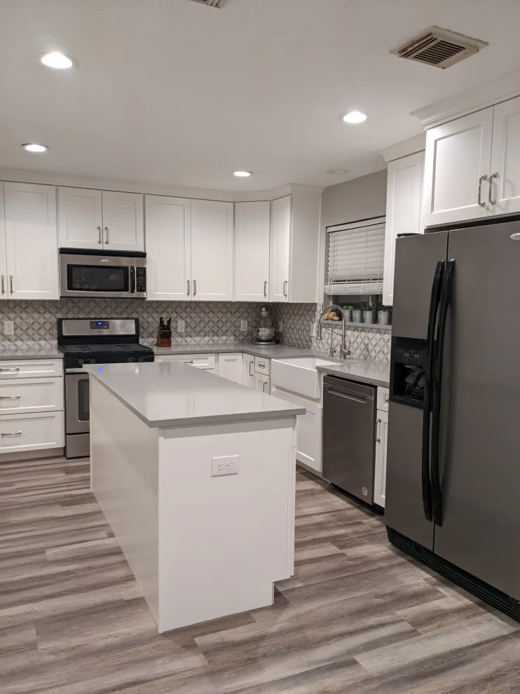 Contemporary gray and white kitchen by Prime & Precision - Photo 9