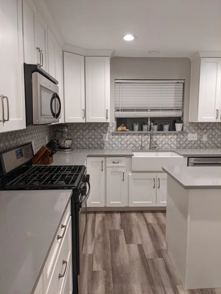 Contemporary gray and white kitchen by Prime & Precision - Photo 18