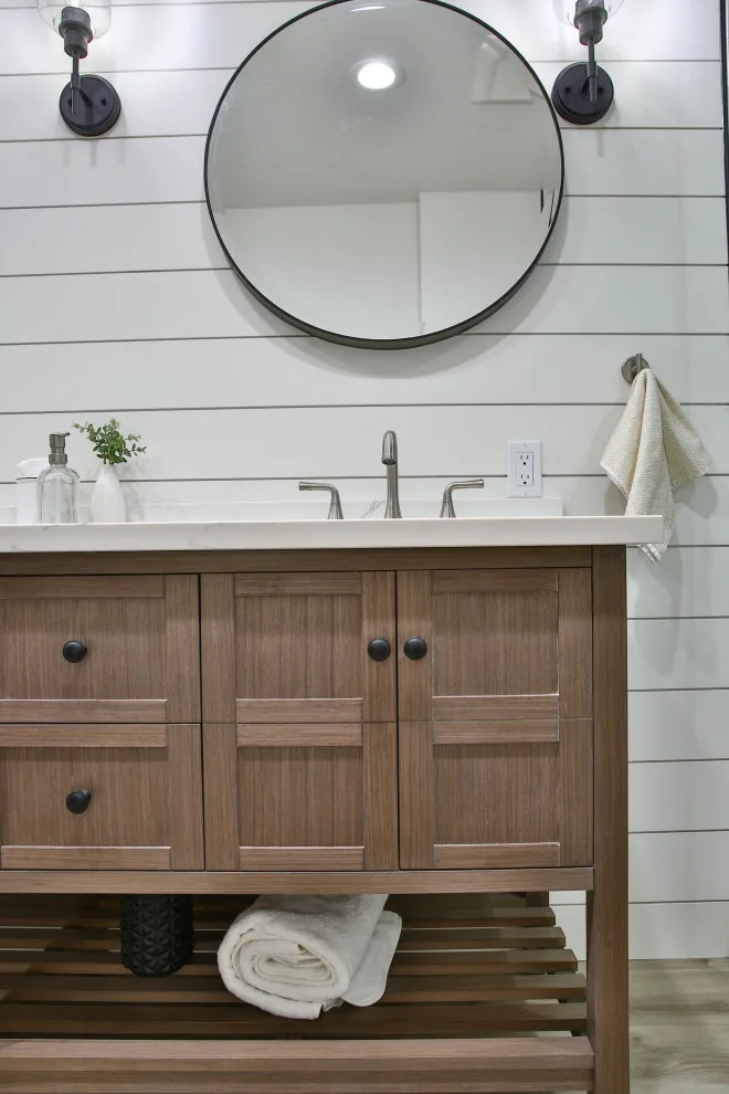 Morgan Hill Main Bathroom featuring Barn Door by D.R. Domenichini Construction - Photo 7
