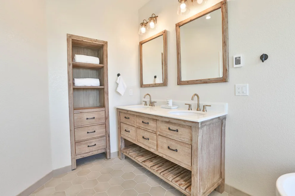 Morgan Hill Transitional Master Bath with a View by D.R. Domenichini Construction - Photo 2