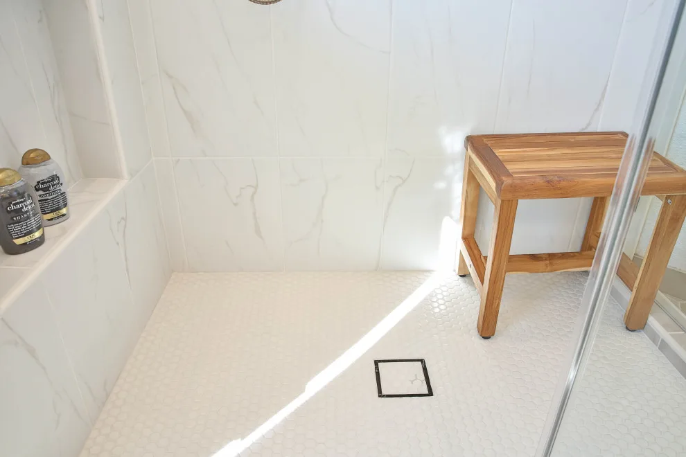 Morgan Hill Transitional Master Bath with a View by D.R. Domenichini Construction - Photo 3