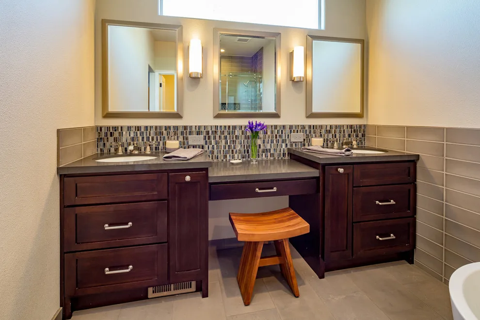 Morgan Hill Master Bathroom Renovation by D.R. Domenichini Construction - Photo 3