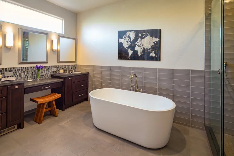Morgan Hill Master Bathroom Renovation by D.R. Domenichini Construction - Photo 5