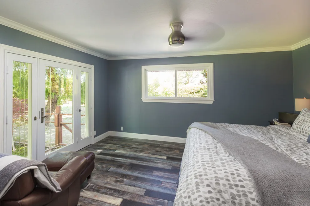 Morgan Hill Transitional Main Bedroom by D.R. Domenichini Construction - Photo 10