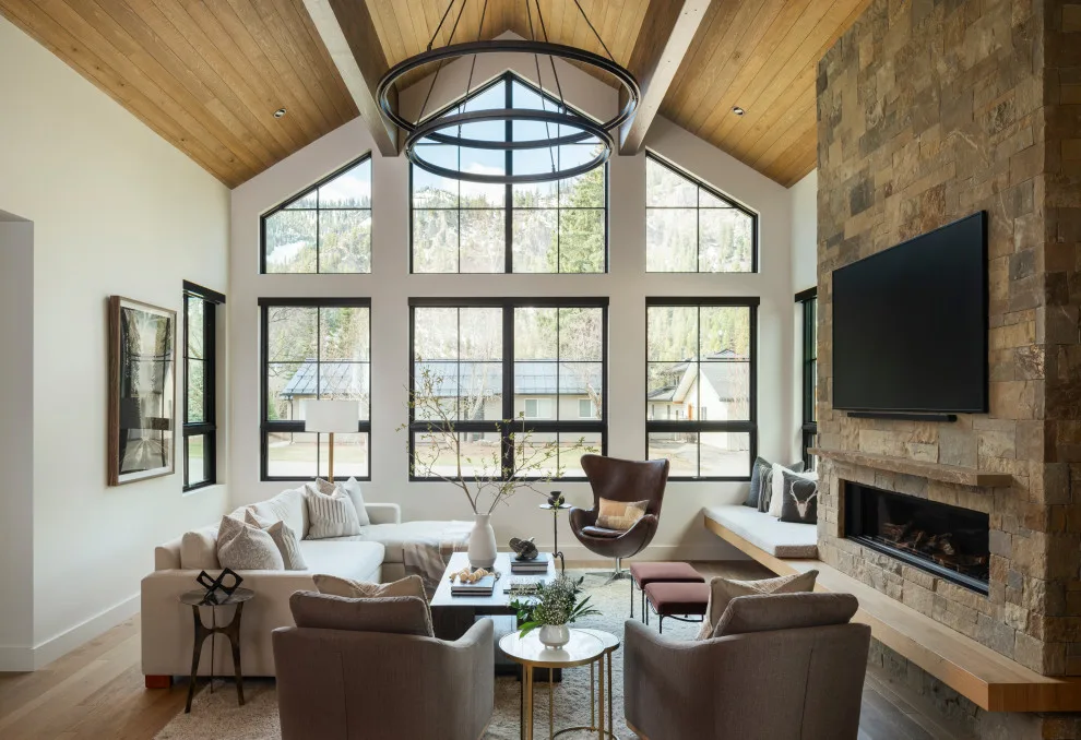 Contemporary Mountain Family Residence by Mountainwood Construction - Photo 6