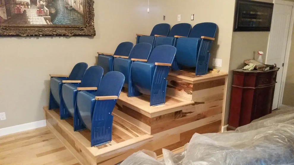 Custom-Made Movie Seats by Peter Andrews Remodeling Home & Lawn Maintenance - Photo 3