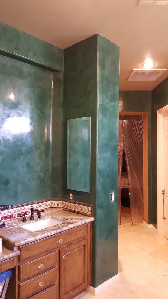 Hoffman Couple's Venetian Plaster by Seamingly Straight Wallpapering And Painting - Photo 14