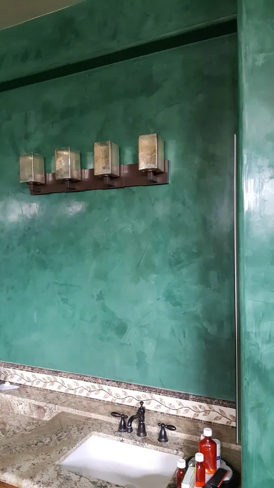 Hoffman Couple's Venetian Plaster by Seamingly Straight Wallpapering And Painting - Photo 9
