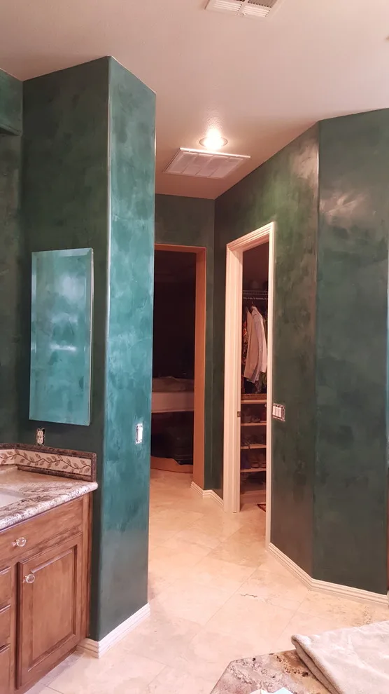 Hoffman Couple's Venetian Plaster by Seamingly Straight Wallpapering And Painting - Photo 17
