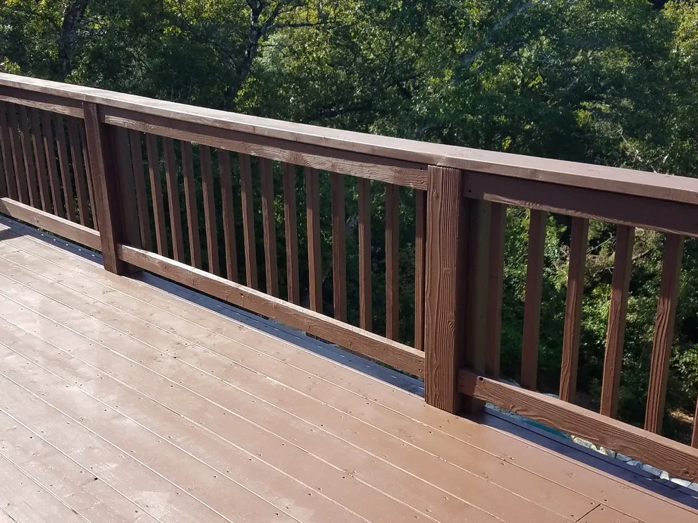 Cedar Deck Renovation and Staining Across Multiple Levels by Capitol City Wood Works LLC - Photo 10