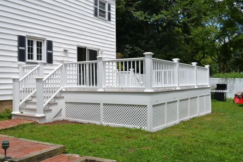 Azek Deck Installation in Florham Park, NJ by Monk's Home Improvements - Photo 2