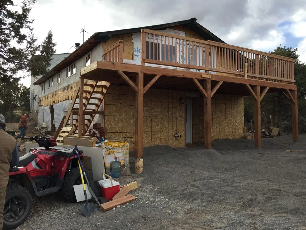 Updated deck, staircase, and railing by Big Horn Construction, LTD - Photo 3