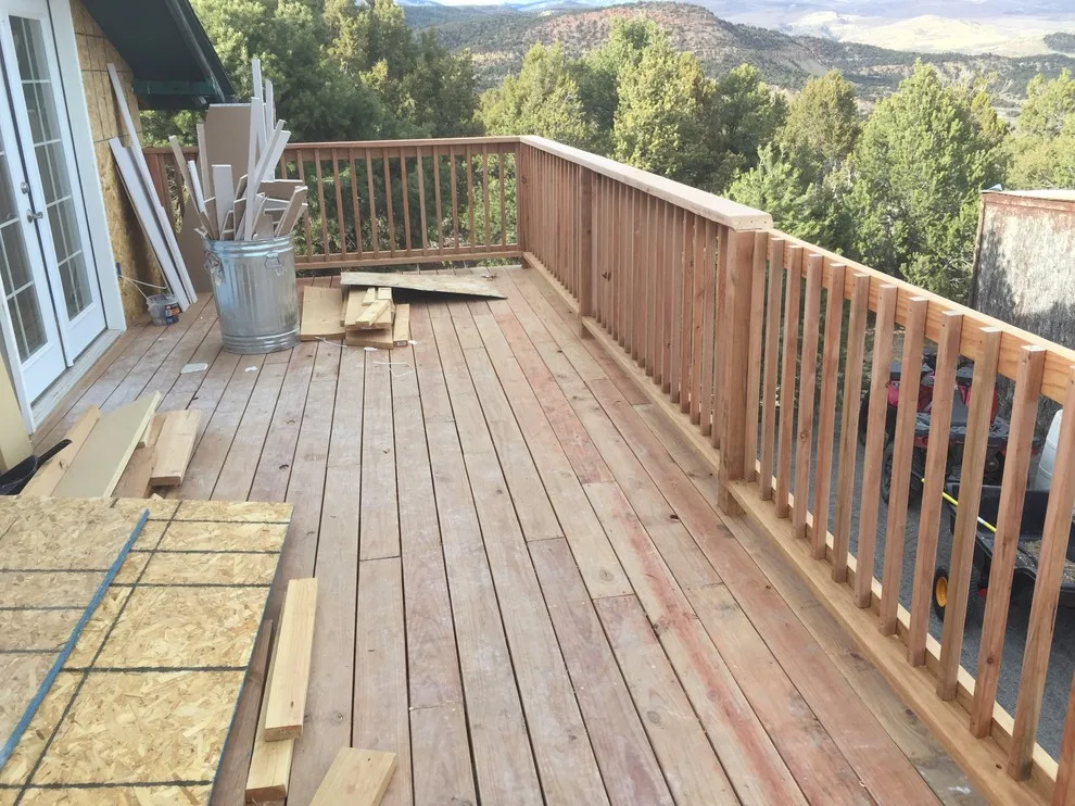Updated deck, staircase, and railing by Big Horn Construction, LTD - Photo 2
