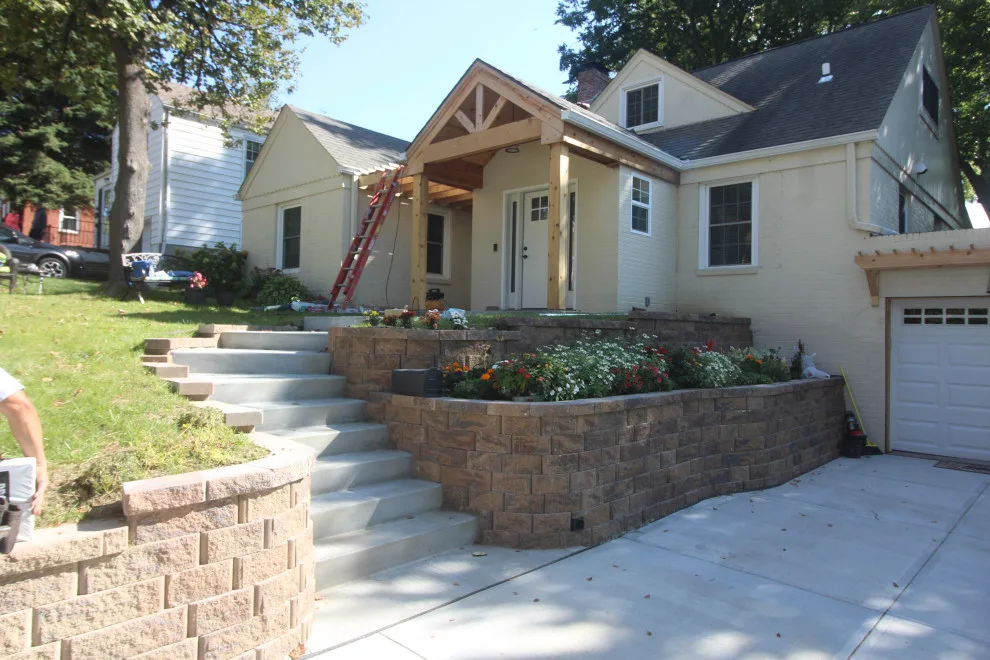 New Addition: Pergola, Retaining Wall, and Driveway by Schmidt Construction Omaha - Photo 5