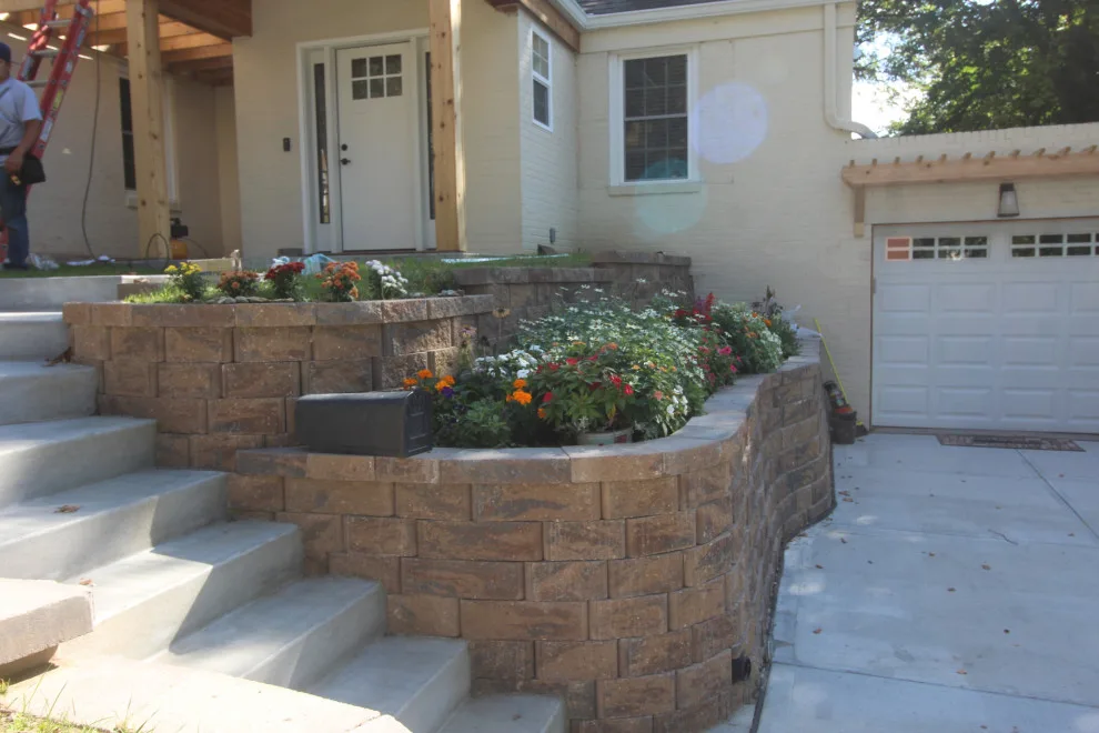 New Addition: Pergola, Retaining Wall, and Driveway by Schmidt Construction Omaha - Photo 4