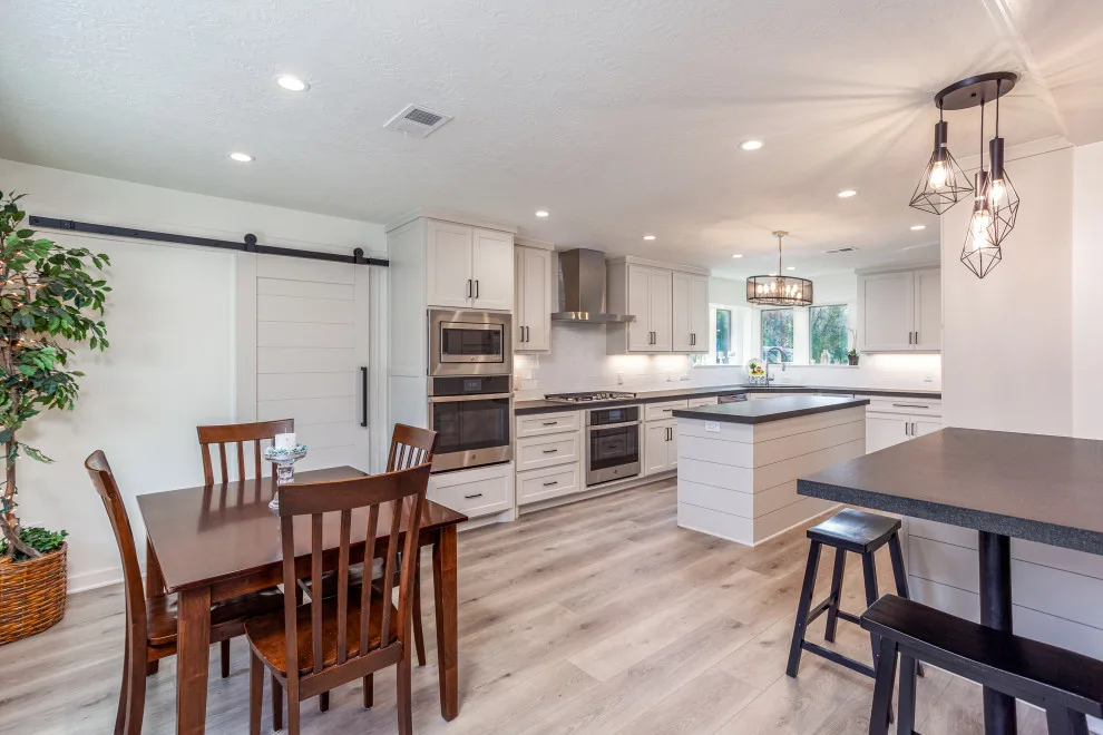 Updated family kitchen area by Town Oak Construction - Photo 5