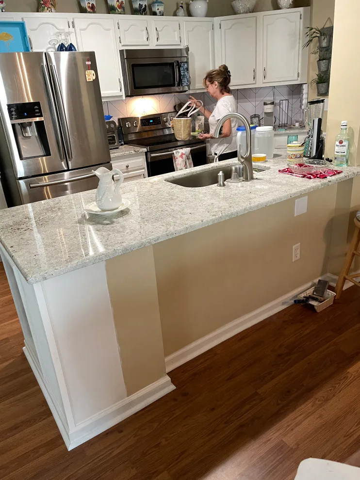 Updated Kitchen Island and Countertops by Midaire Group, LLC - Photo 3