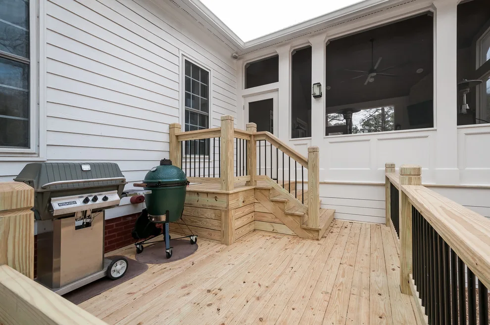 Fireplace and Deck on the Porch by Innovative Design Build - Photo 5