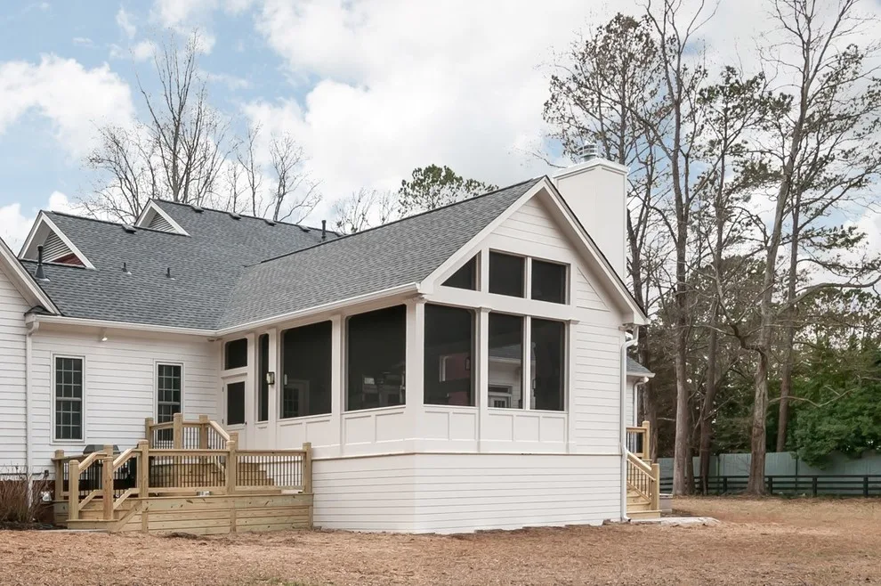 Fireplace and Deck on the Porch by Innovative Design Build - Photo 6