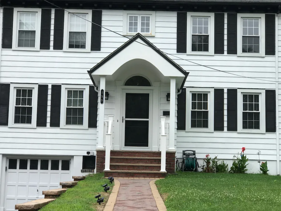 Revised Portico with Correctly Angled Roof by Monk's Home Improvements - Photo 4