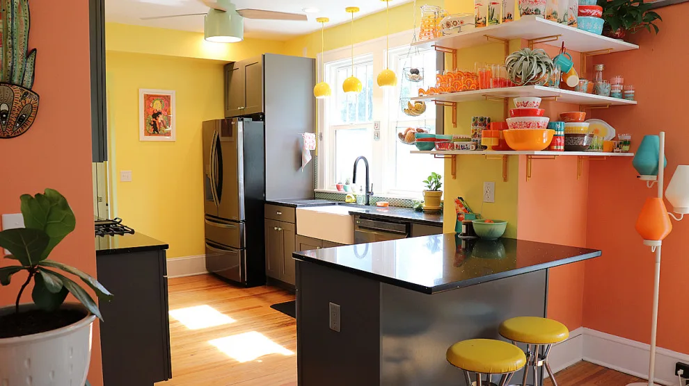 Retro Kitchen in Newtown by Mint Construction - Photo 9