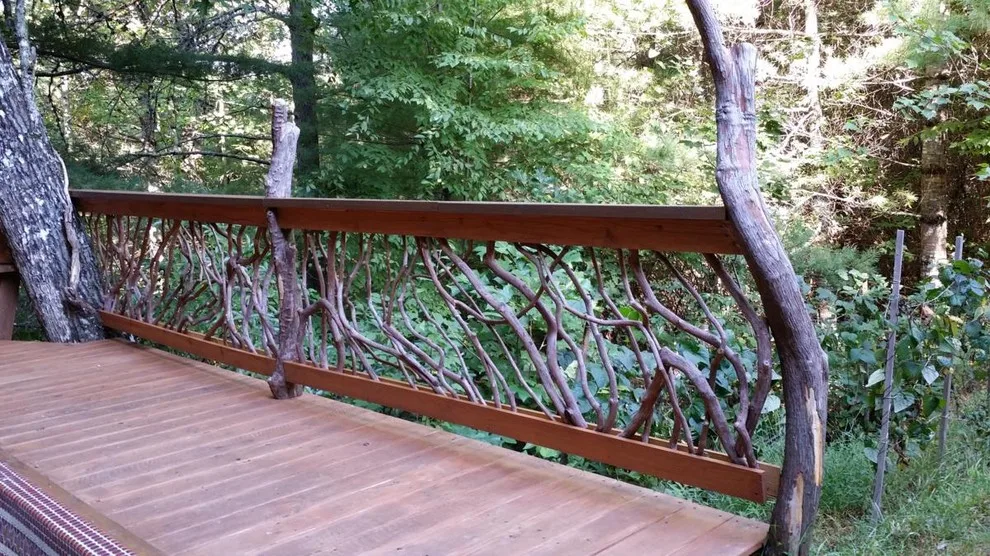North Carolina Deck Railing with Newel Posts by Mountain Laurel Handrail - Photo 4
