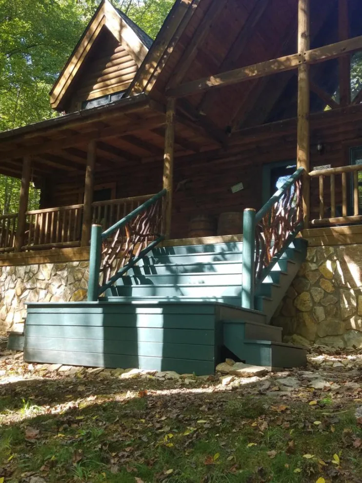 North Carolina Decorated Front Entry Railings by Mountain Laurel Handrail - Photo 2