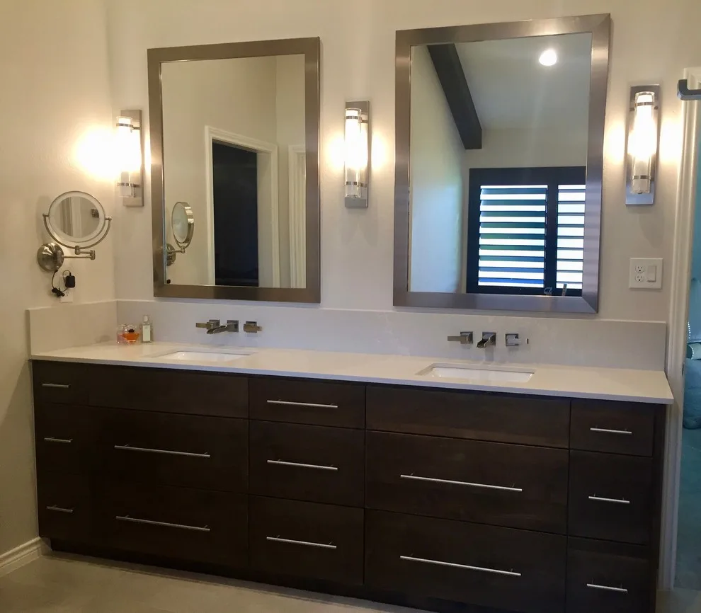 Modern Master Bathroom in North Dallas by Stringer Construction & Design - Photo 4