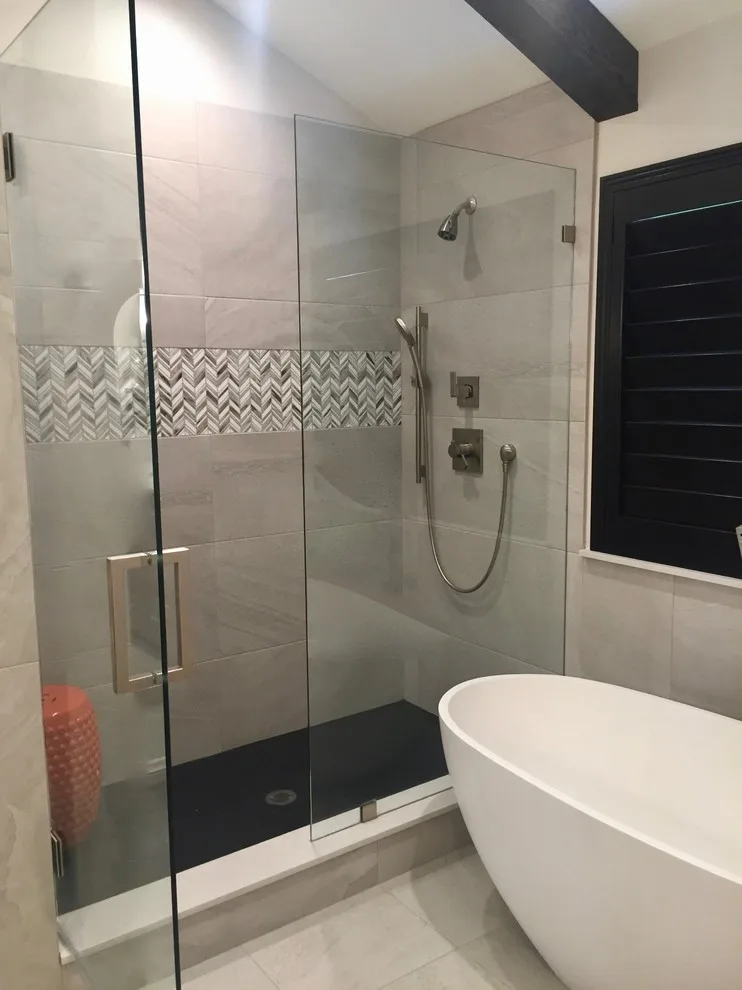 Modern Master Bathroom in North Dallas by Stringer Construction & Design - Photo 5