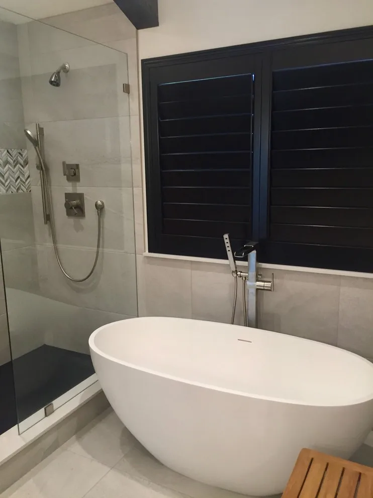 Modern Master Bathroom in North Dallas by Stringer Construction & Design - Photo 6